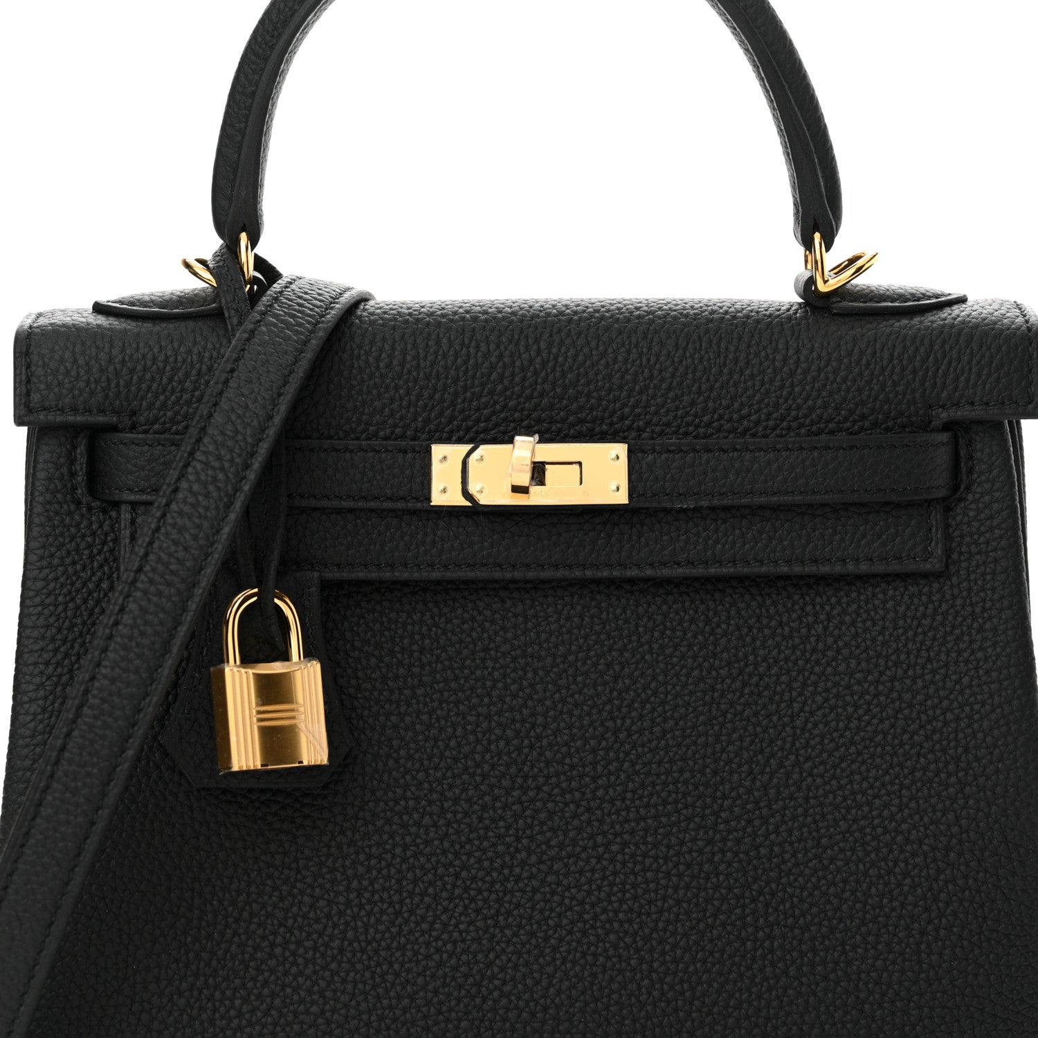 Hermes Togo Kelly Retourne 25 Black 8 of 11