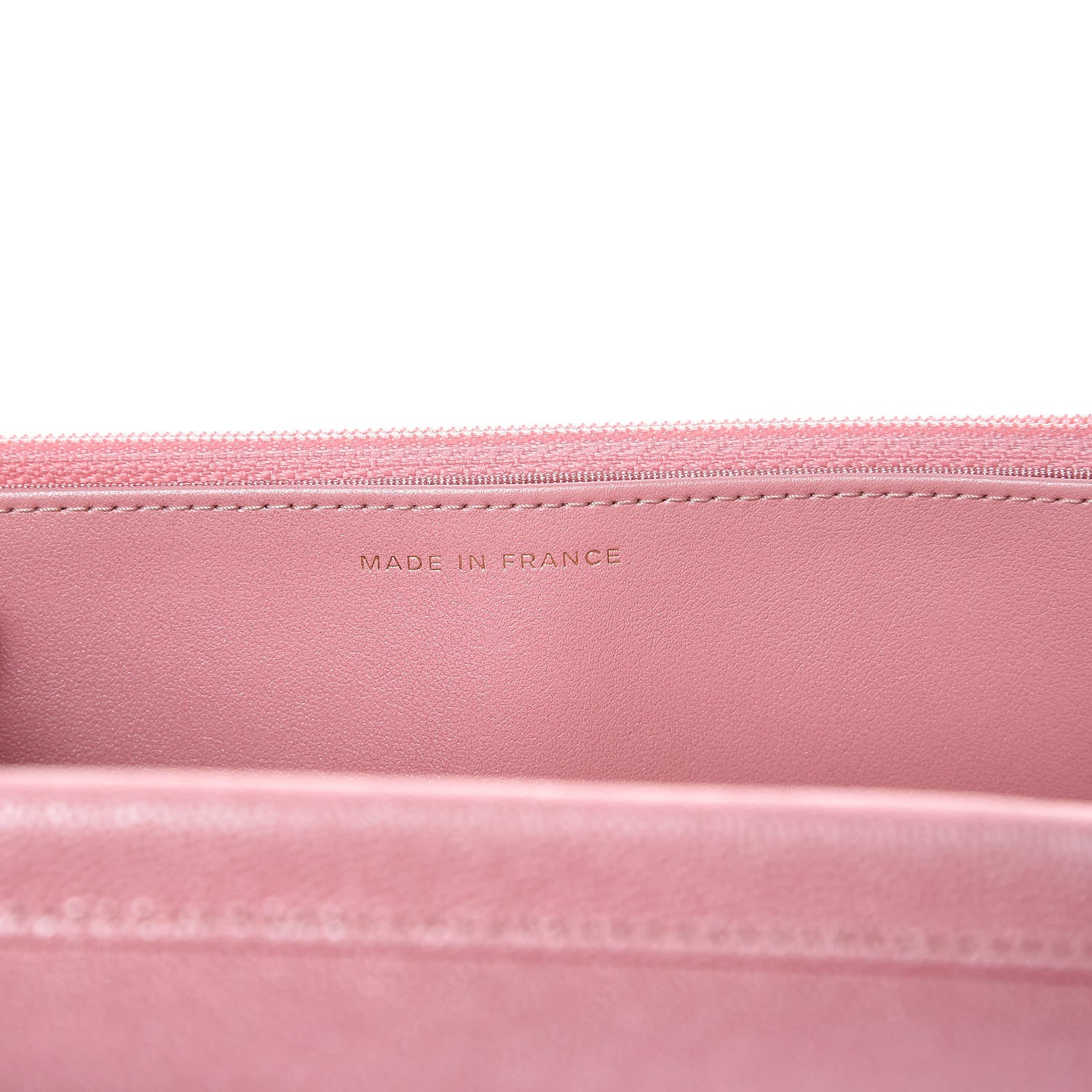 Chanel Iridescent Caviar Quilted Wallet on Chain WOC Rose Pink 7 of 9
