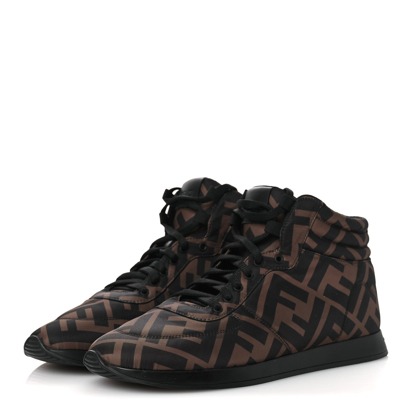 Nylon FF Reloaded High Top Sneakers 41 Tobacco Black