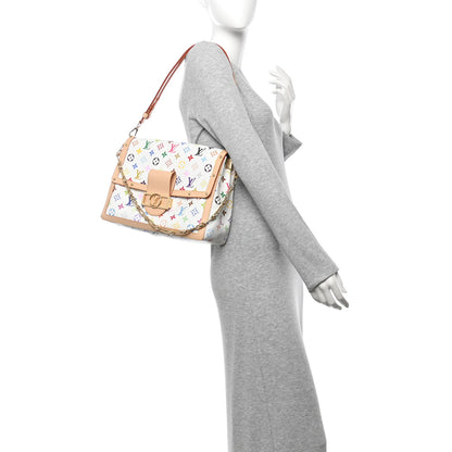Louis Vuitton LV X TM Monogram Multicolor Dauphine Soft GM White 2 of 9