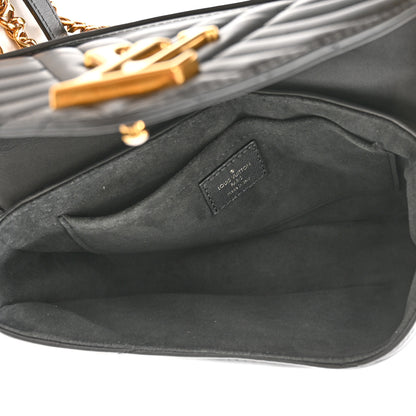 Louis Vuitton Calfskin New Wave Chain MM Black 5 of 12