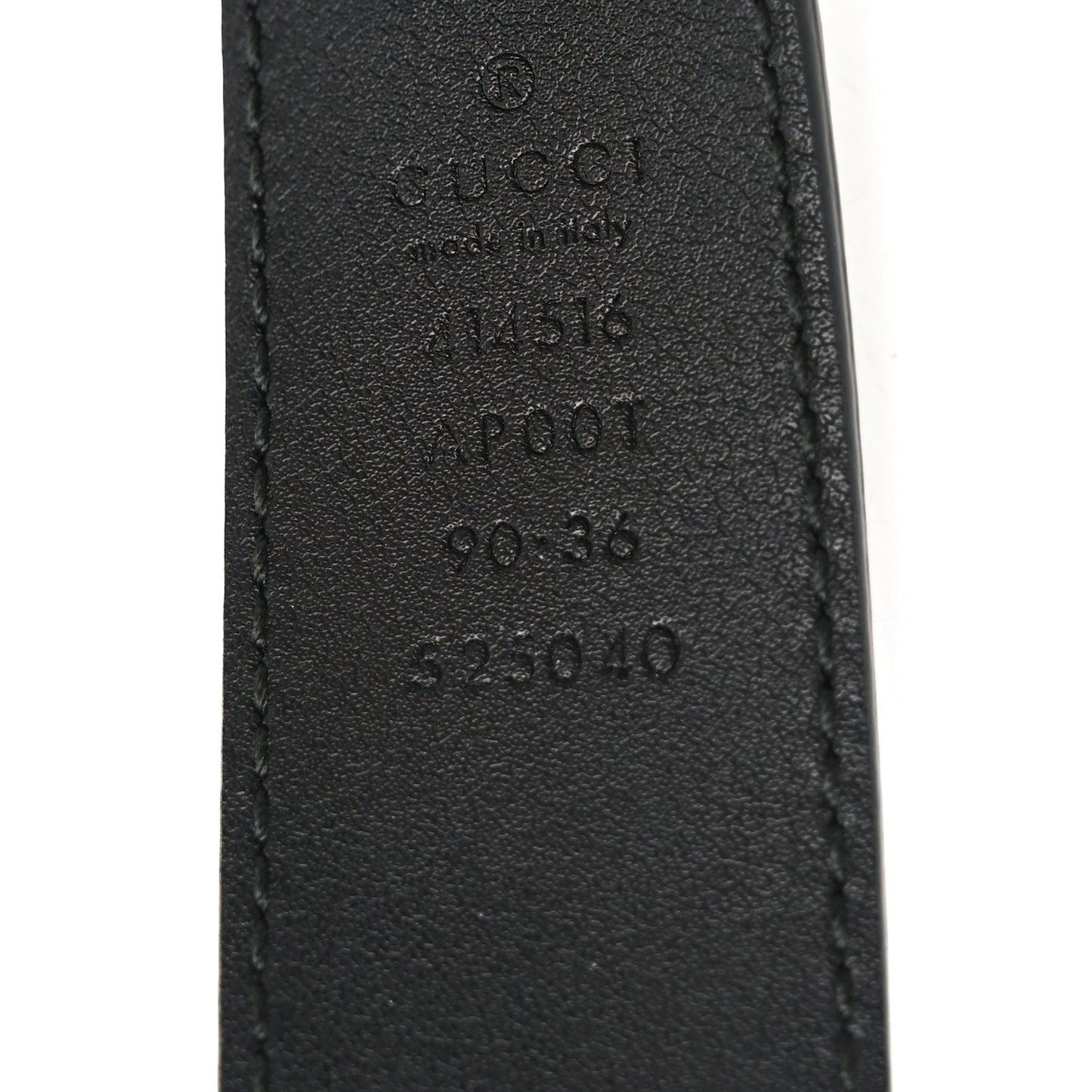 Calfskin Double G 30mm Belt 90 36 Black