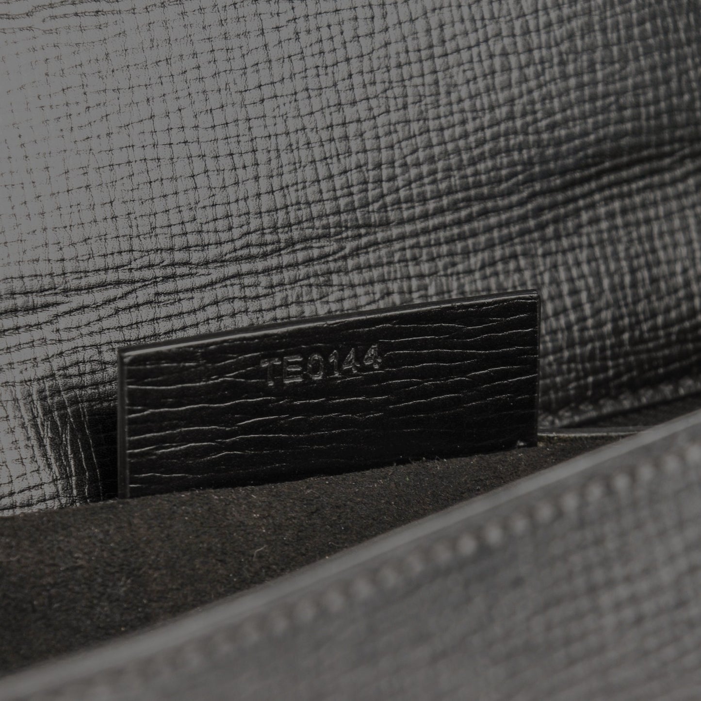 Textured Calfskin Medium Pandora Box Crossbody Bag Black