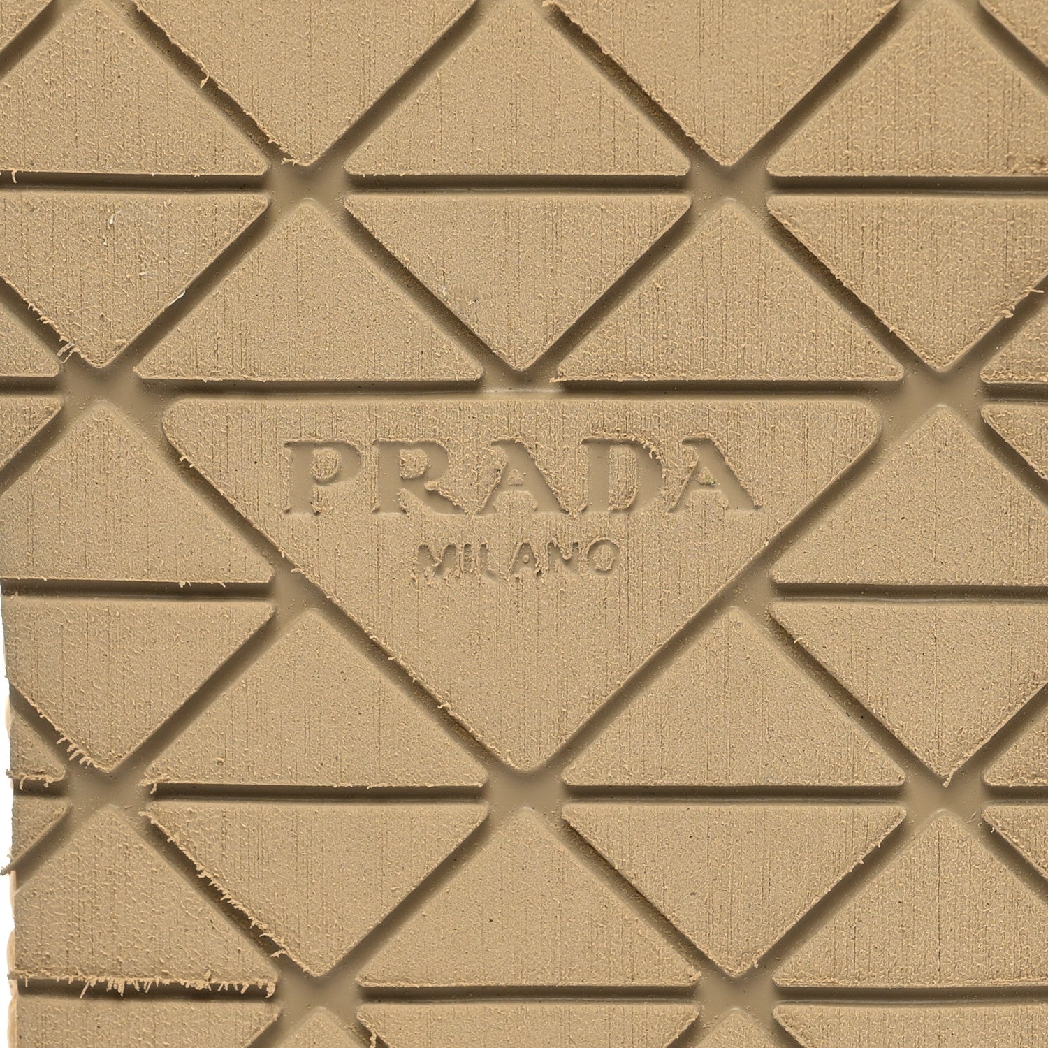 Prada Raffia Metal Triangle Logo Woven Flatform 35mm Slide Sandals 37 Naturale 7 of 10
