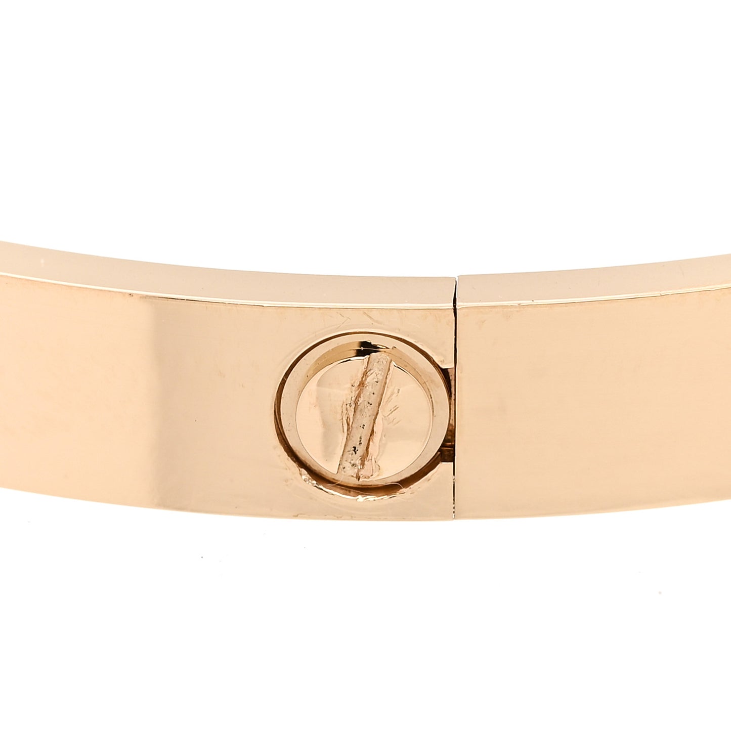 18K Yellow Gold 4 Diamond LOVE Bracelet 19