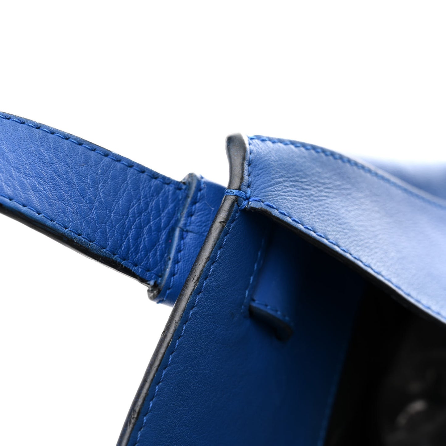 Calfskin Medium Hammock Shoulder Bag Electric Blue