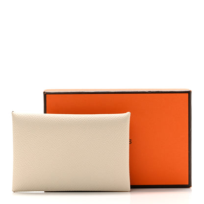 Hermes Epsom Calvi Card Case Beton 7 of 7