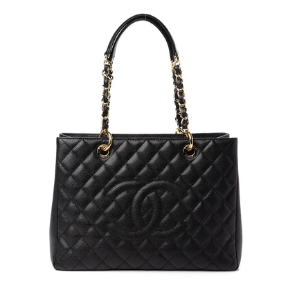 Chanel Caviar Quilted Grand Shopping Tote GST Black 1 of 10
