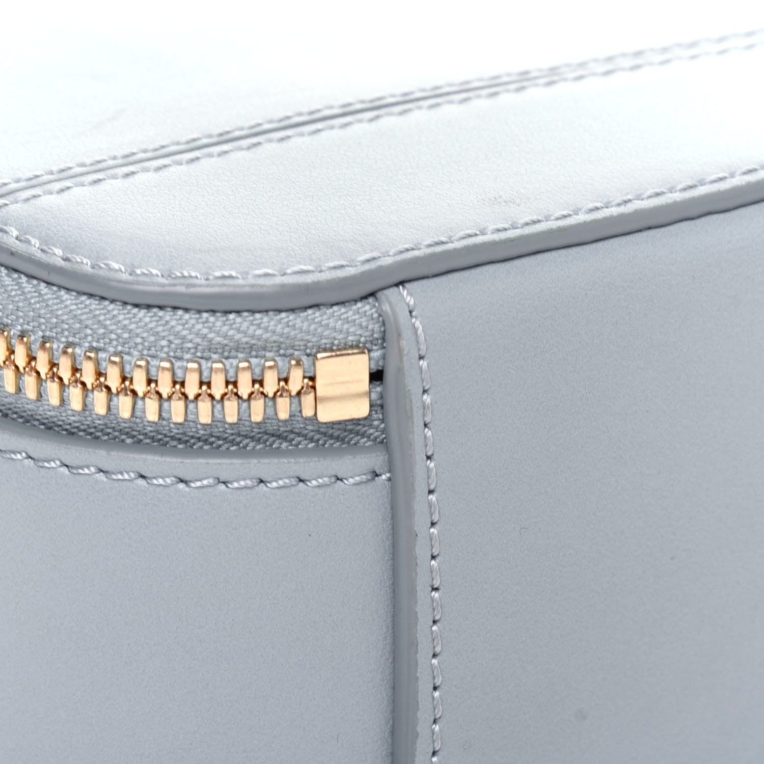 Chloe Shiny Calfskin Mini Vanity C Bag Faded Blue 10 of 20