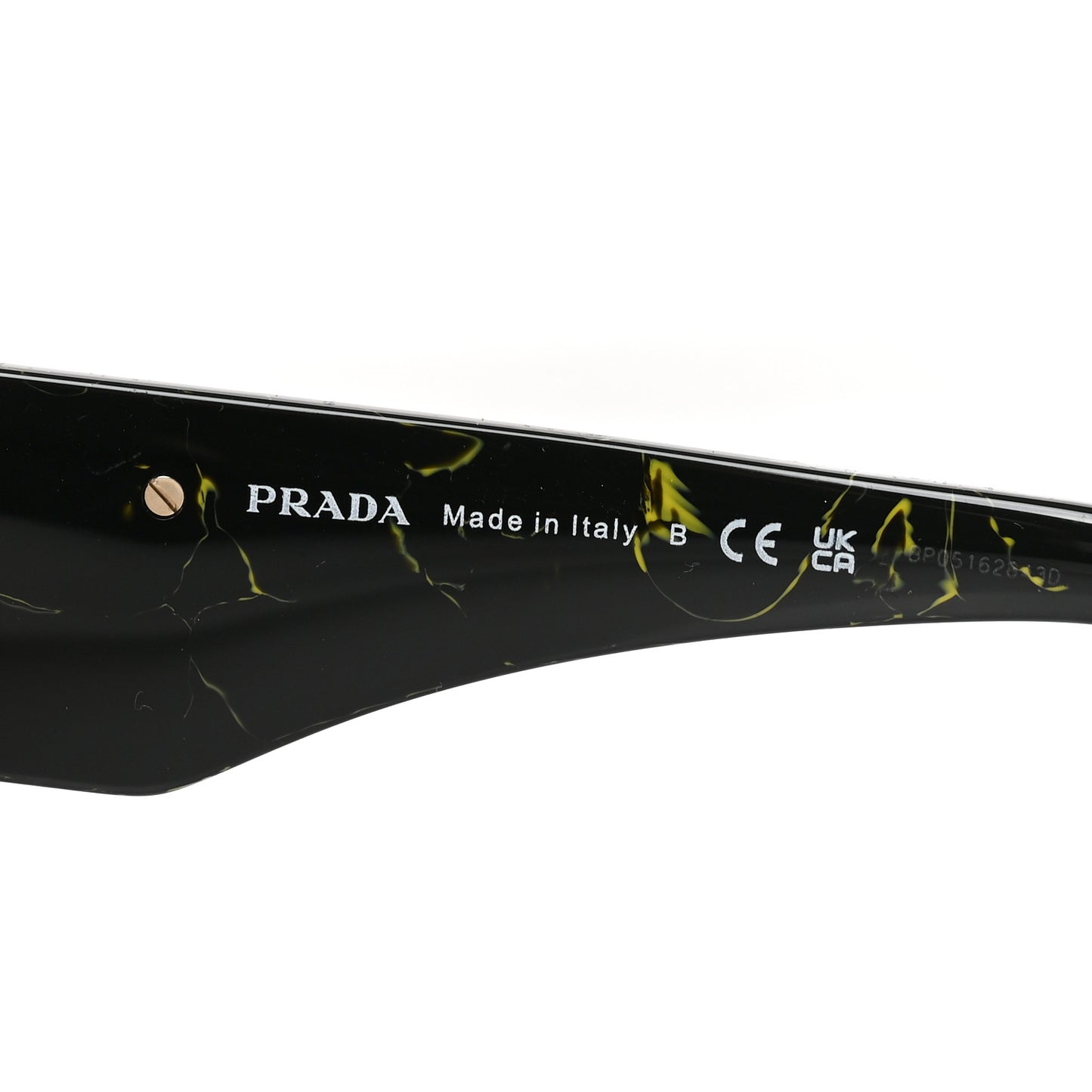 Acetate Symbole Sunglasses SPR 14Z Black Marble