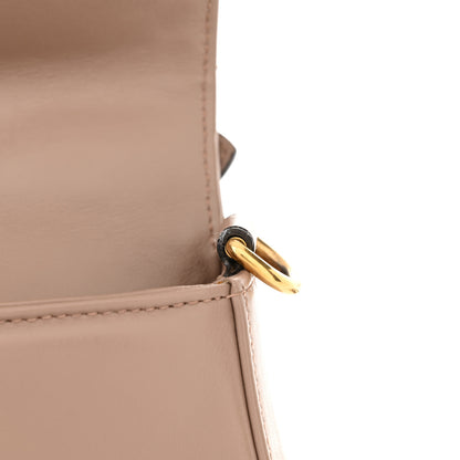 Gucci Calfskin Matelasse Mini GG Marmont Top Handle Shoulder Bag Porcelain Rose 14 of 15