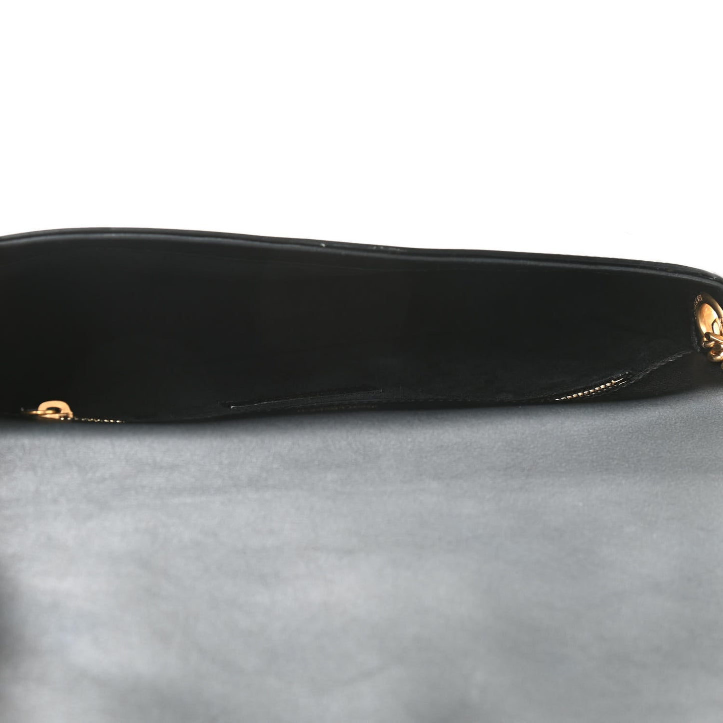 Patent Medium Monogram Kate 99 Black