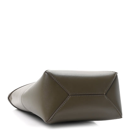 Loewe Shiny Calfskin Mini Puzzle Fold Tote Dark Khaki 4 of 10