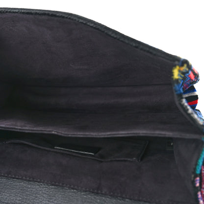 Fendi Velvet Vitello Dolce Fun Fair Kan I Shoulder Bag Blue Multicolor 5 of 8