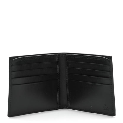 Gucci Plutone Calfskin Logo Bi-Fold Wallet Black 5 of 10
