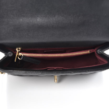 Chanel Caviar Quilted Small Coco Handle Flap Black 5 of 9