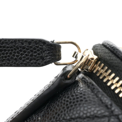 Chanel Caviar Quilted Small Vanity Case With Chain Black 13 of 14