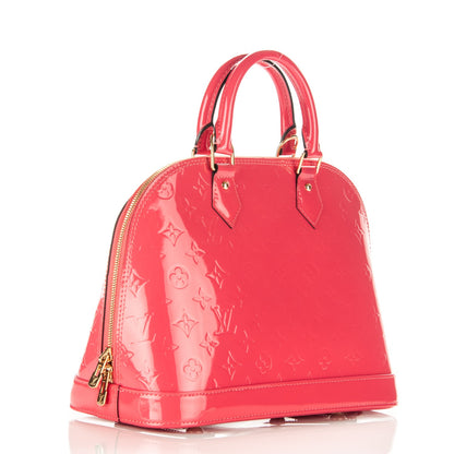 Louis Vuitton Vernis Alma PM Rose Litchi 3 of 7