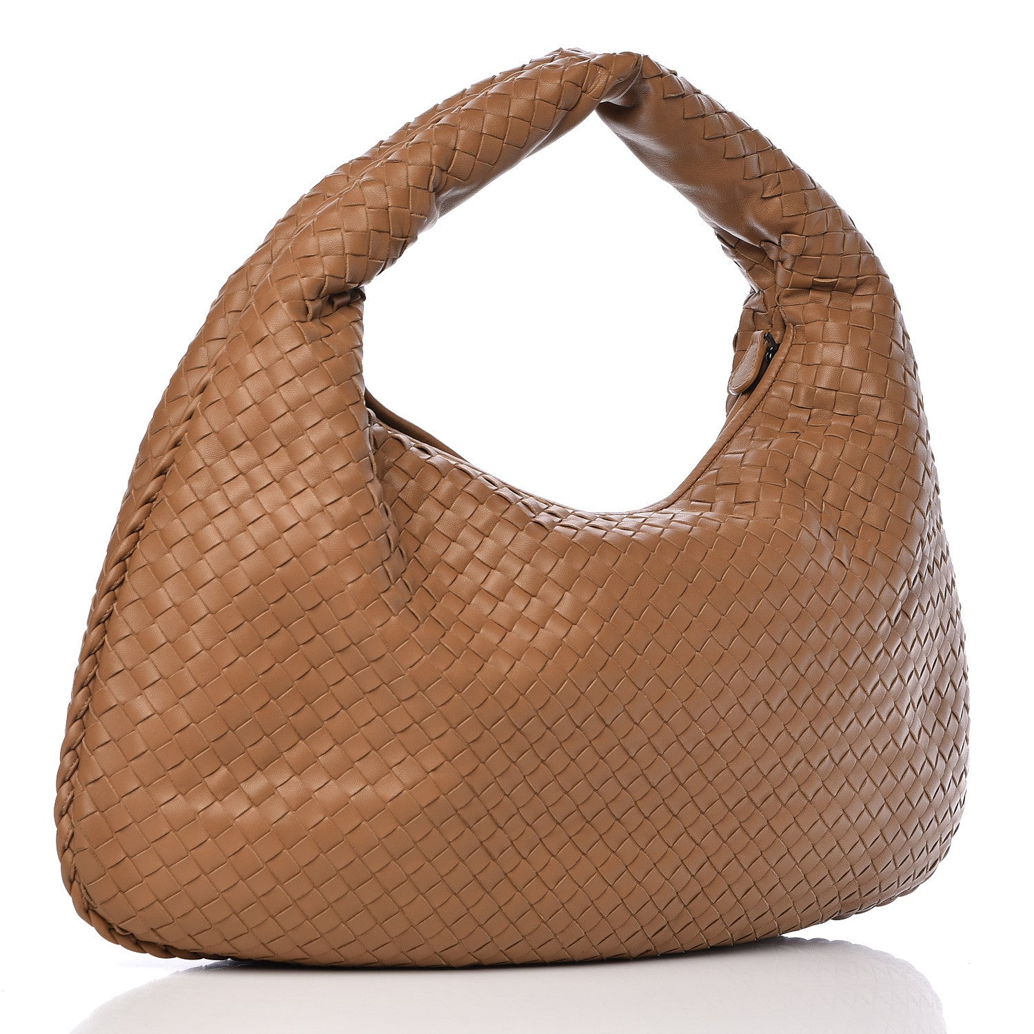 Bottega Veneta Nappa Intrecciato Large Veneta Hobo Camel 3 of 10