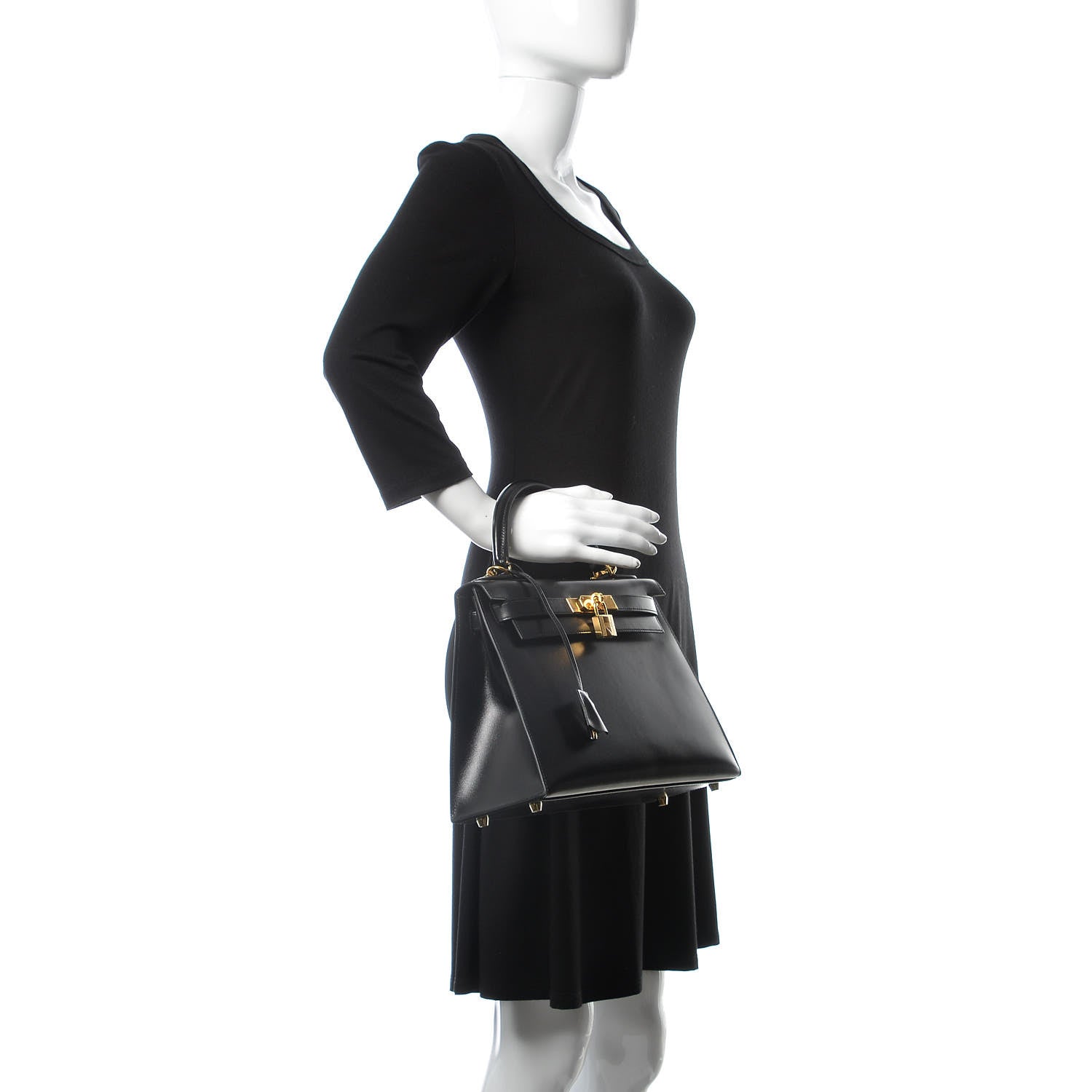 Hermes Box Kelly Sellier 28 Black 2 of 40