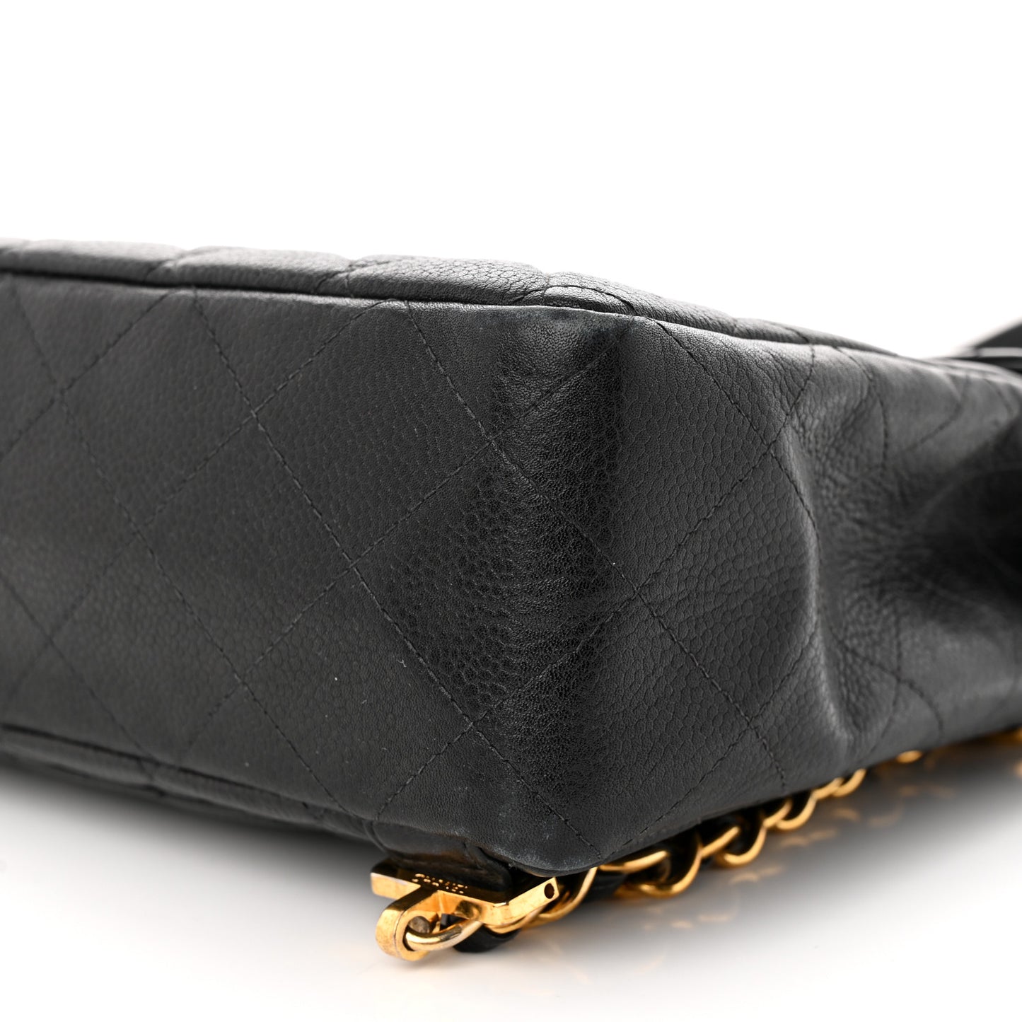 Caviar Quilted Backpack Black