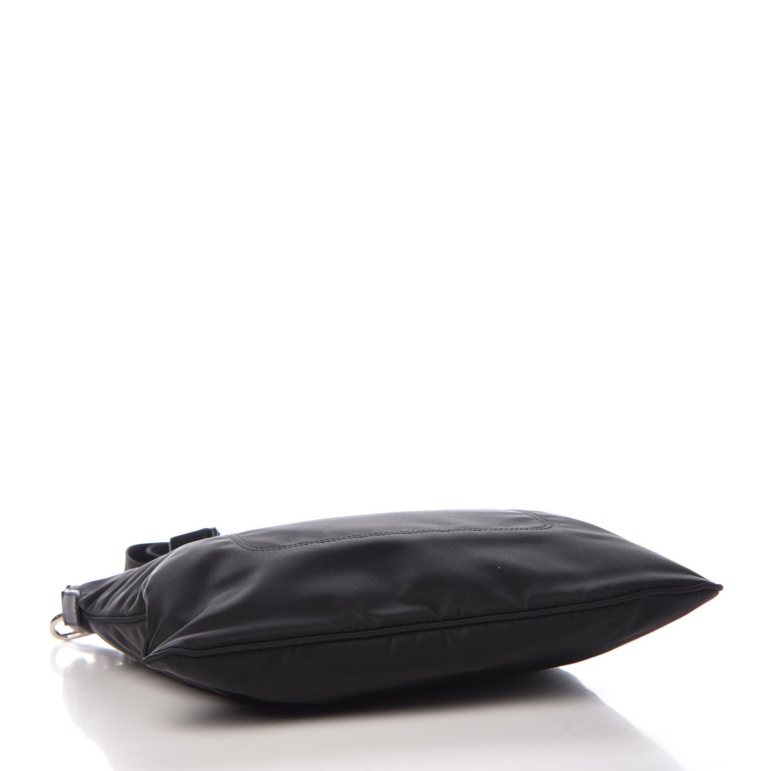 Prada Nylon Saffiano Flat Messenger Bag Black 4 of 8