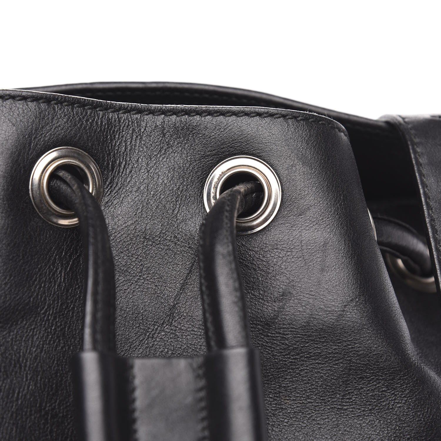 Saint Laurent Smooth Calfskin Roc Sack Backpack Black 14 of 15