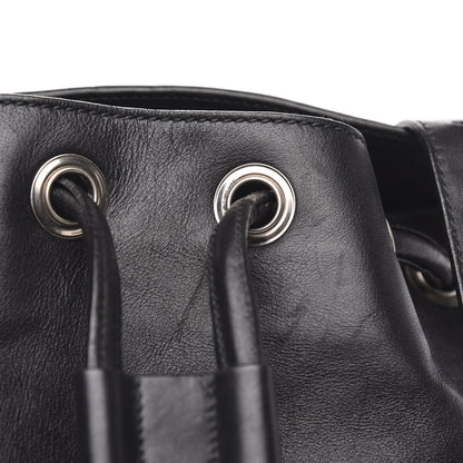 Saint Laurent Smooth Calfskin Roc Sack Backpack Black 14 of 15