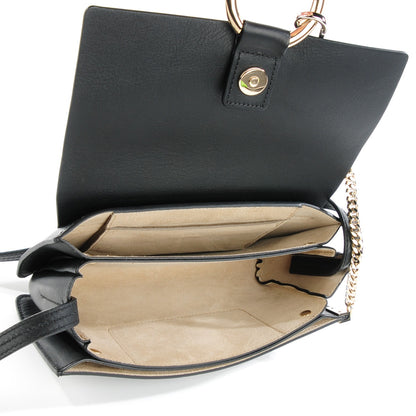 Chloe Suede Calfskin Small Faye Shoulder Bag Black 5 of 8