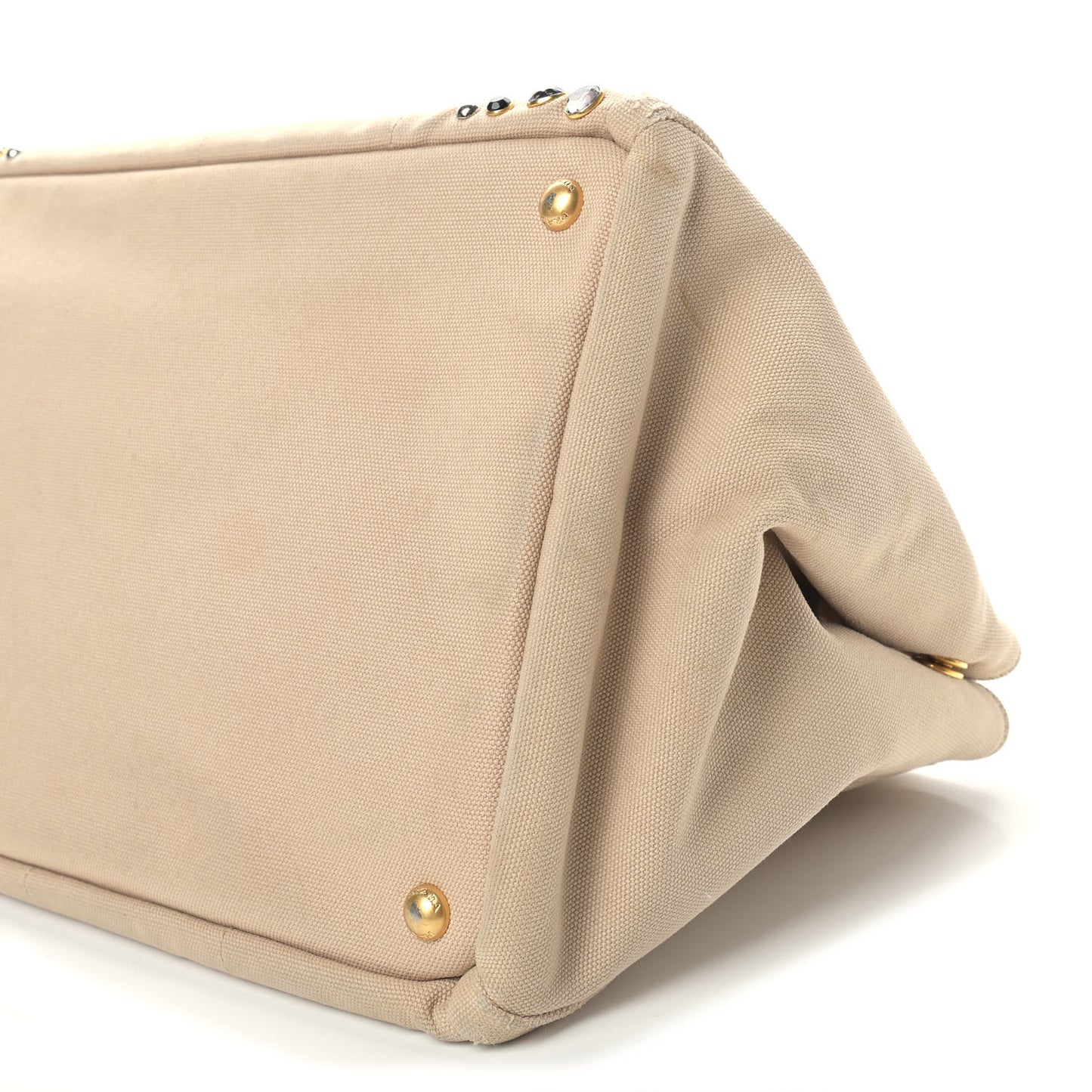 Canapa Crystal Studded Tote Corda