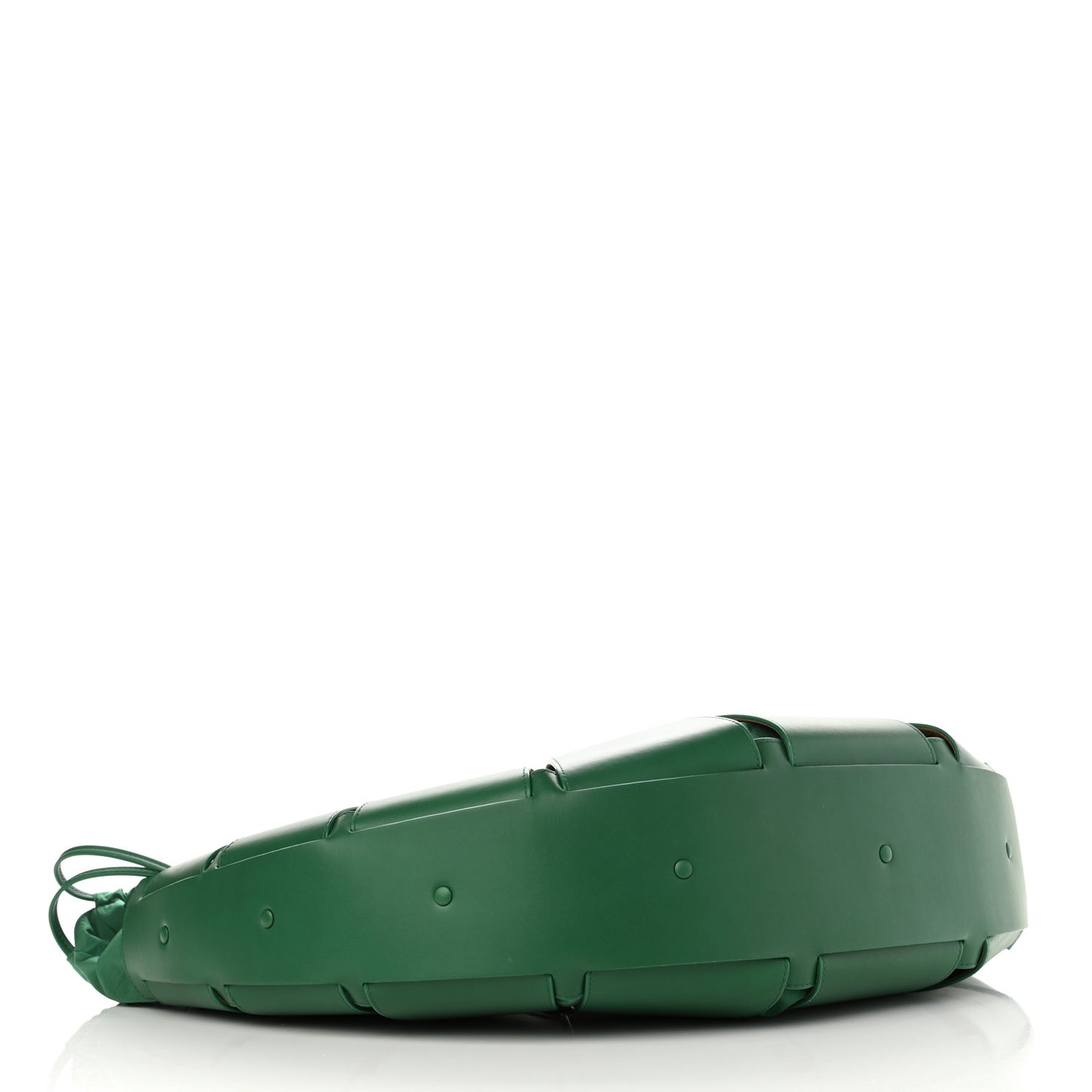 French Calfskin Large Shell Bag Racing Green