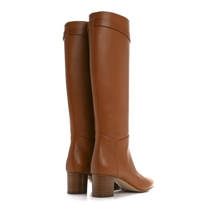 Hermes Heritage Calfskin Story Boots 38 Naturel 4 of 9