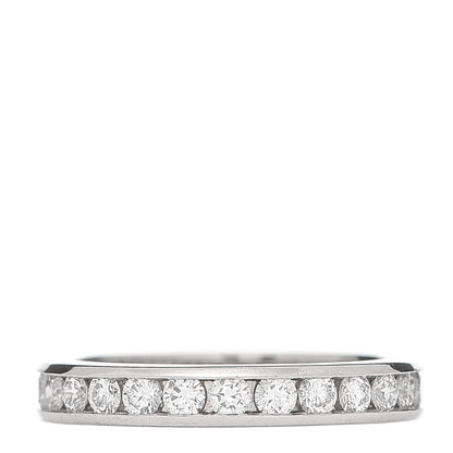 Tiffany Platinum Diamond Full Circle Wedding Band Ring 49 5 1 of 5