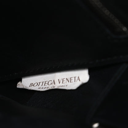 Bottega Veneta Lambskin Maxi Intrecciato Cassette Crossbody Bag Black 7 of 11