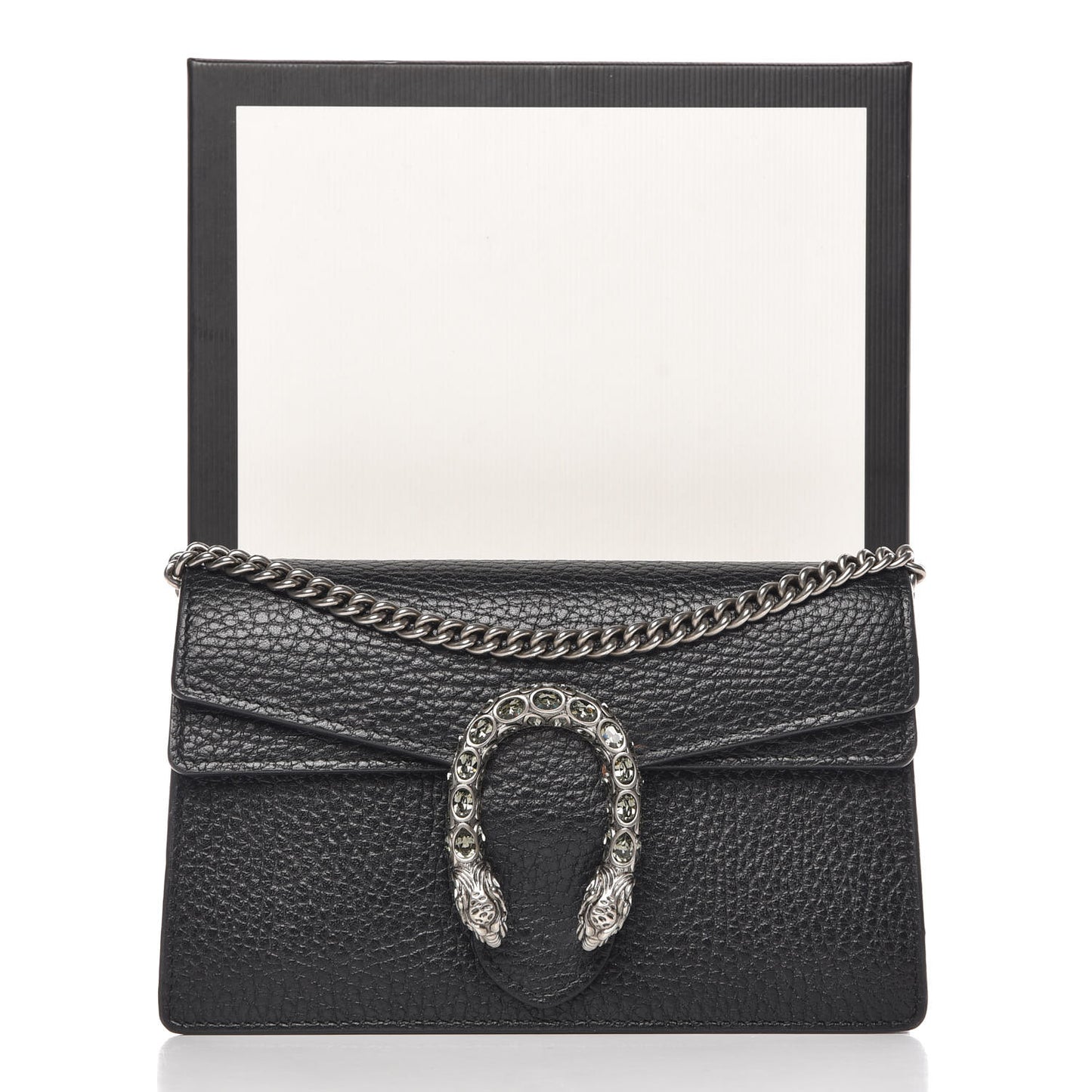Calfskin Super Mini Dionysus Shoulder Bag Black
