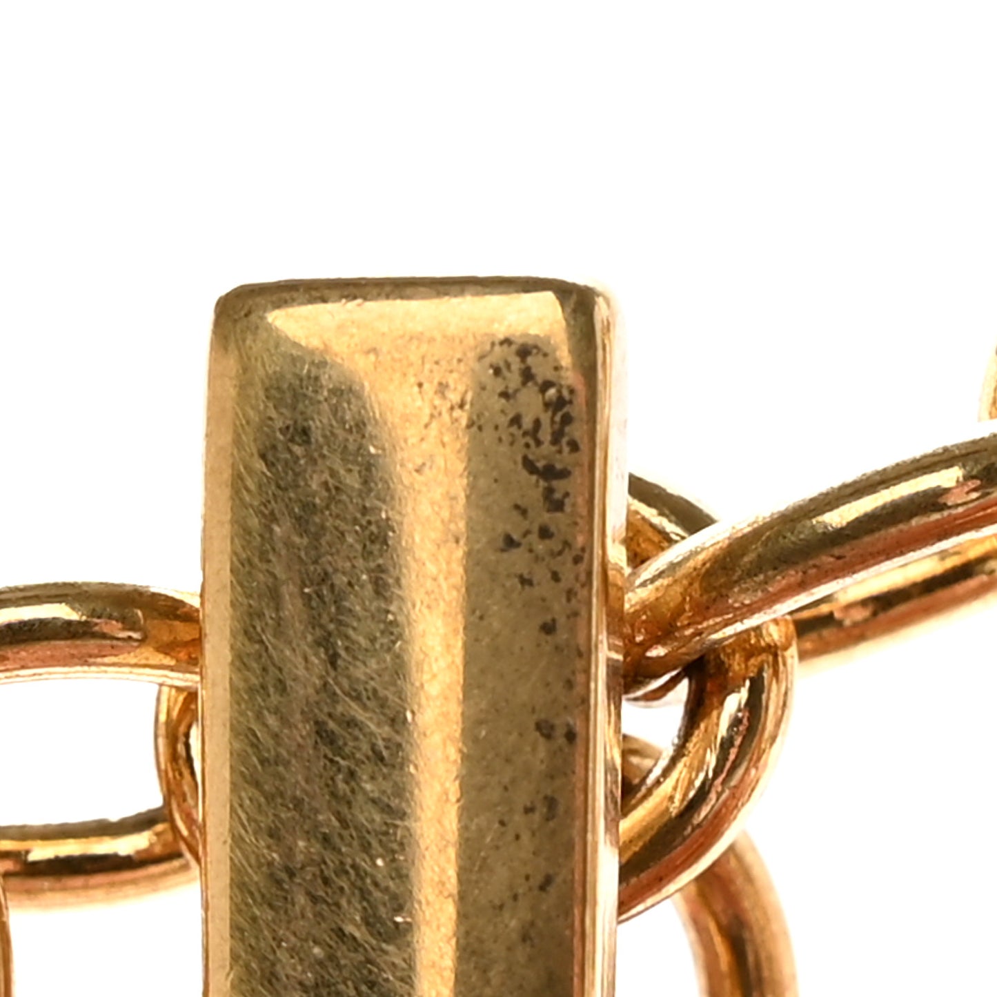 LV Tag Bag Charm Gold