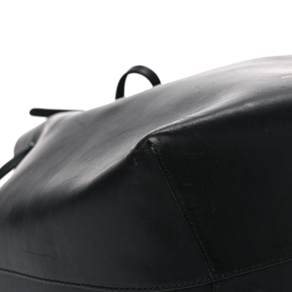 Mansur Gavriel Vegetable Tanned Calfskin Bucket Bag Black Ballerina 7 of 11