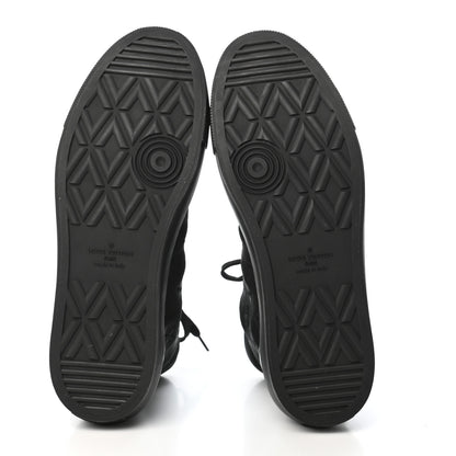 Louis Vuitton Canvas Monogram Mens Tattoo Sneaker Boots 9.5 Black 5 of 10