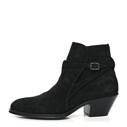 Saint Laurent Suede Eastwood 45 Ankle Boots 40 Black 1 of 8