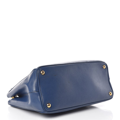 Prada Saffiano Medium Galleria Double Zip Tote Bluette 5 of 17