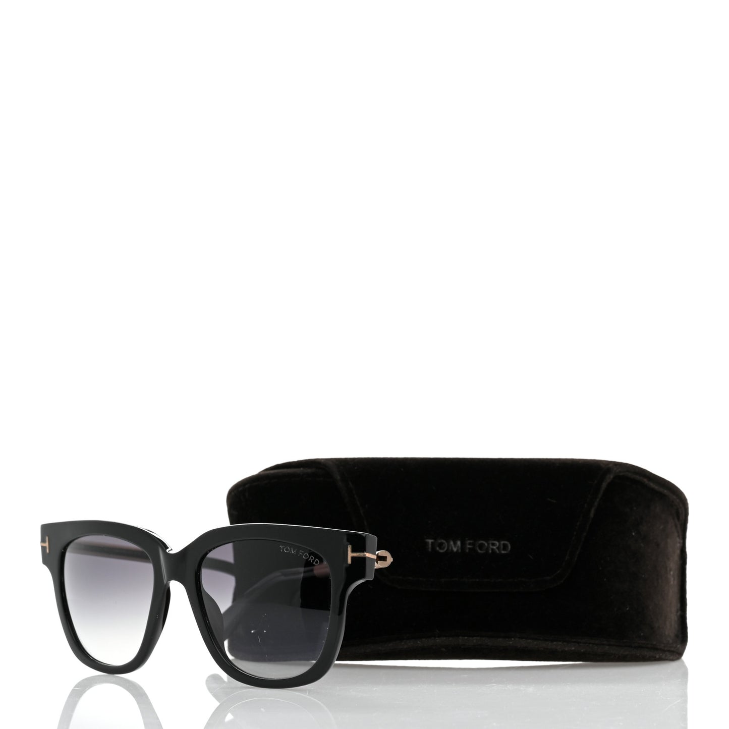 Acetate TracySquare Sunglasses TF436 Black