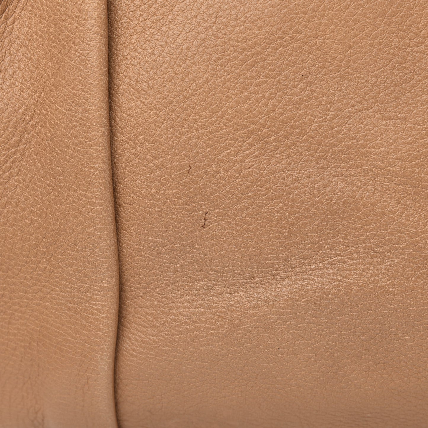 Deerskin Tamponato Pleated Tote Sughero