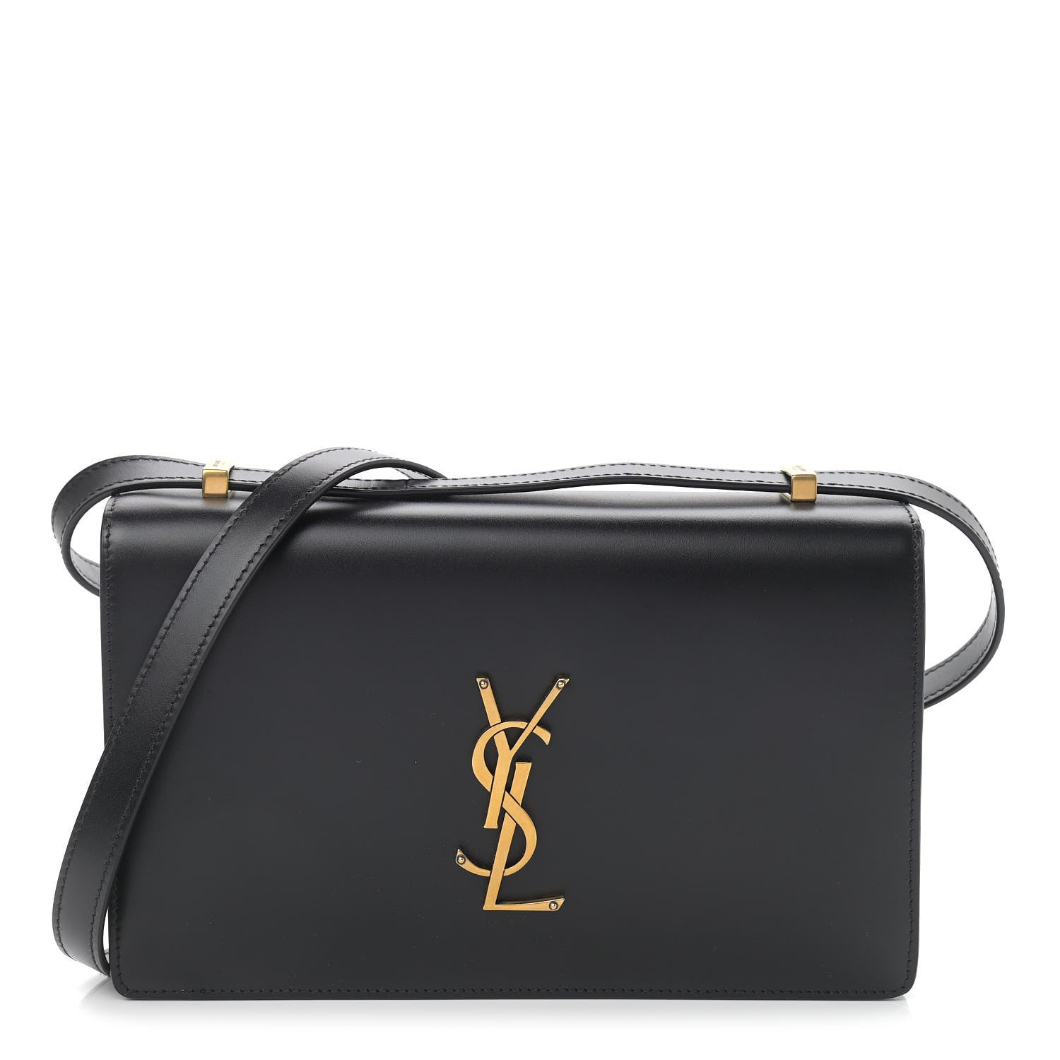 Saint Laurent Smooth Calfskin Shoulder Bag Black 1 of 9