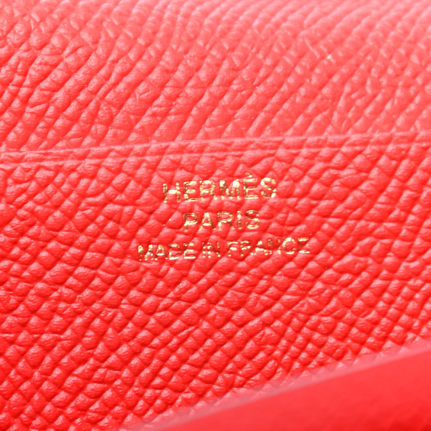 Hermes Epsom Bearn Gusset Wallet Rouge De Coeur 6 of 8