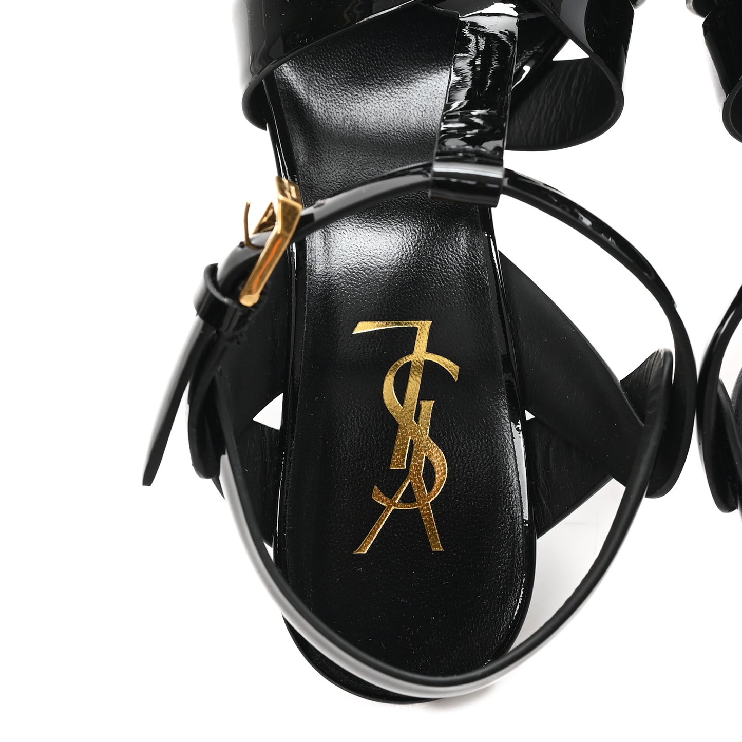 Patent Tribute 105 Platform Sandals 36 Black