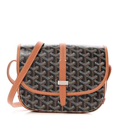 Goyard Goyardine Belvedere II PM Messenger Bag Black Gold 1 of 10
