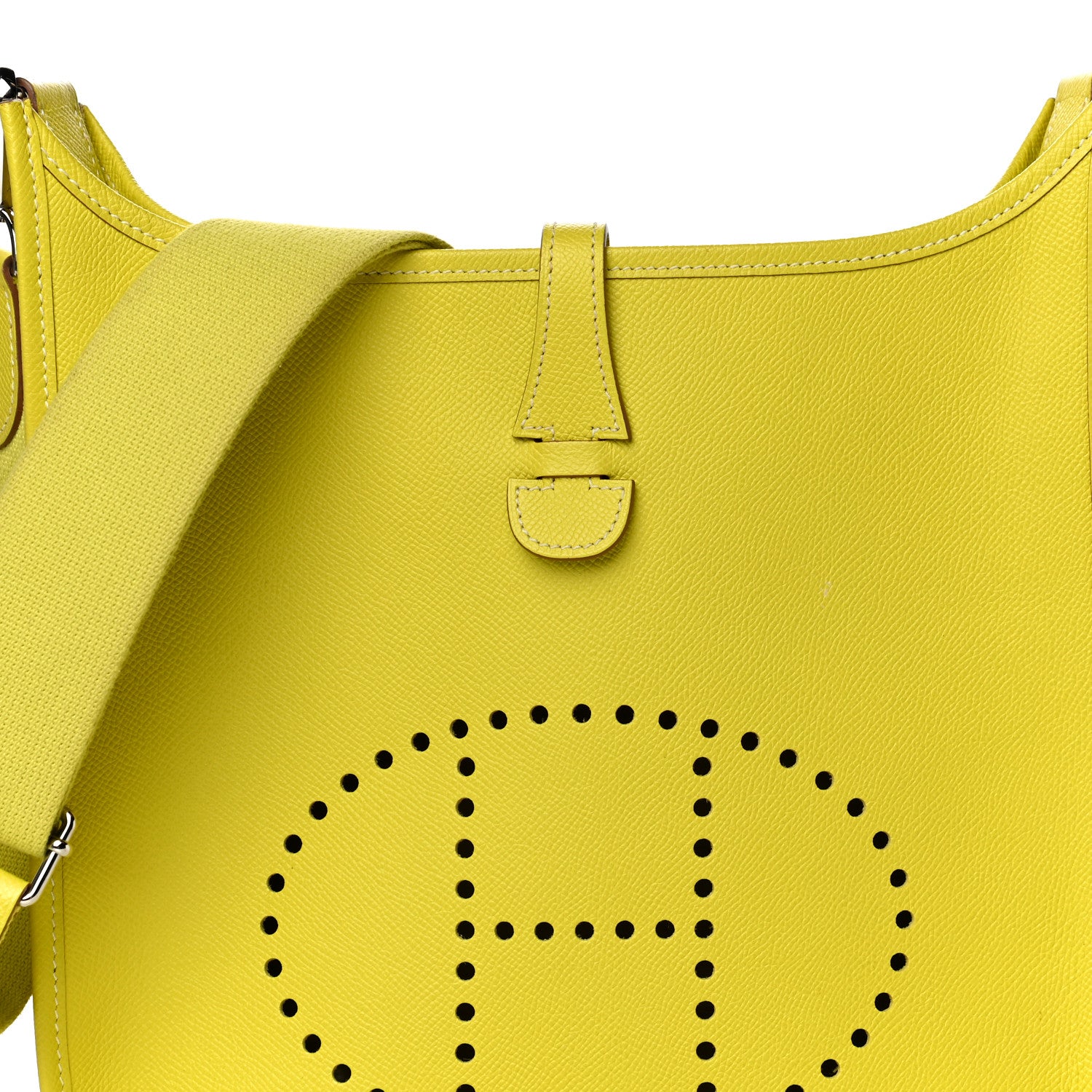 Hermes Epsom Evelyne III PM Lime 6 of 8