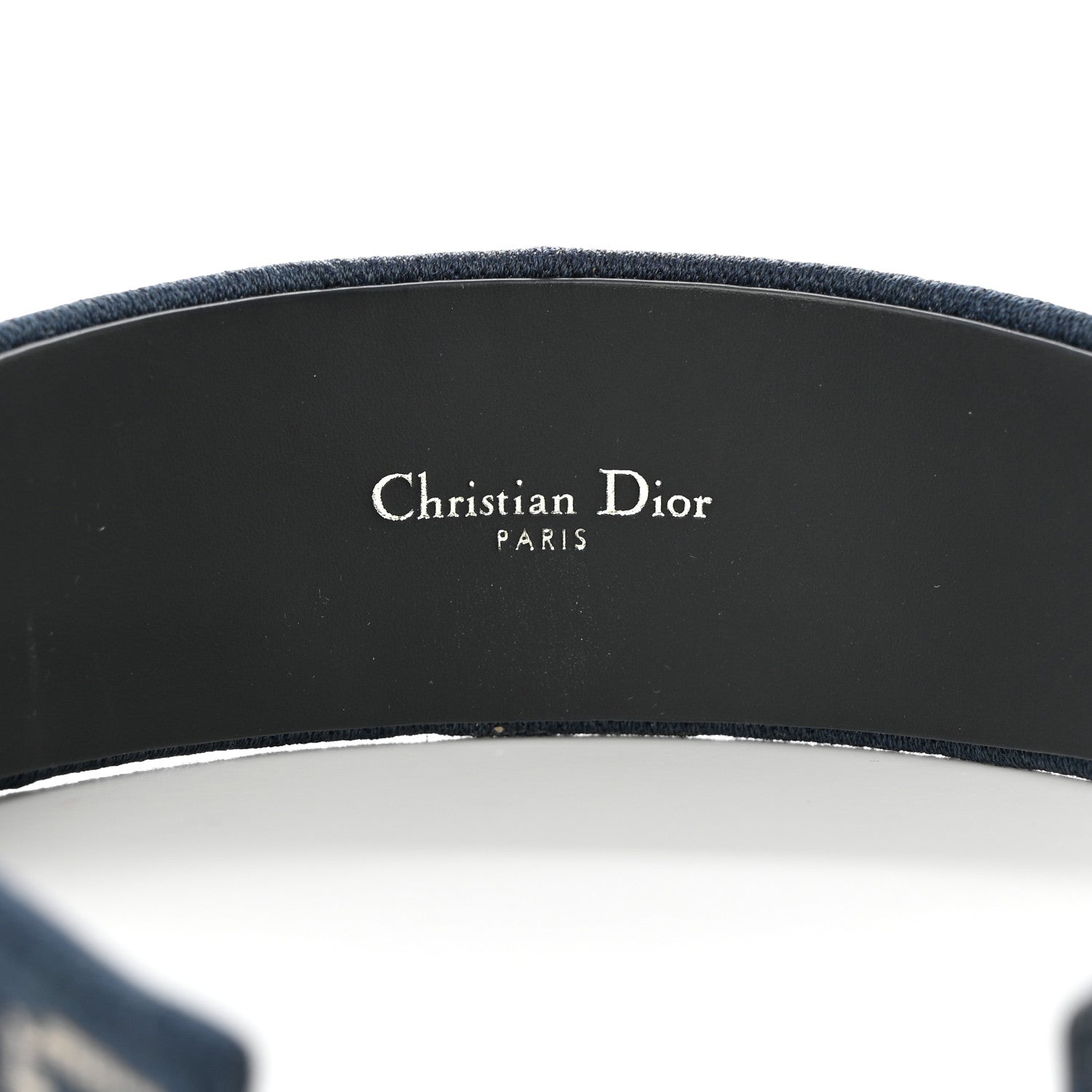 Christian Dior Oblique Headband Blue 7 of 9