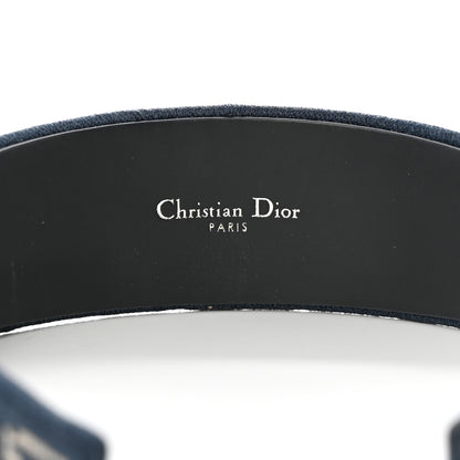 Christian Dior Oblique Headband Blue 7 of 9