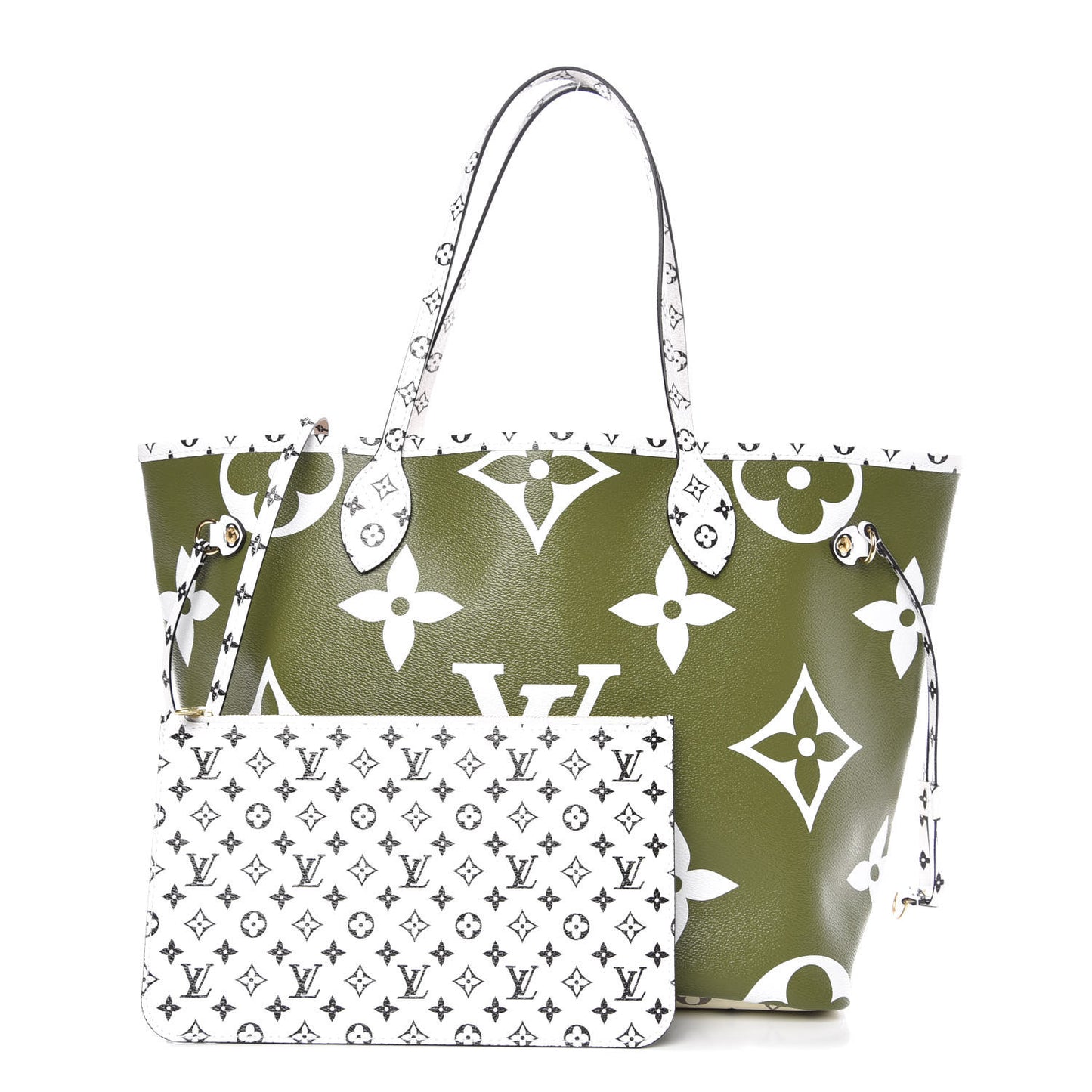 Monogram Giant Neverfull MM Kaki